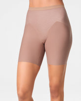 SPANXshape™ Invisible Supima® Cotton Mid-Thigh Short | Cafe Au Lait